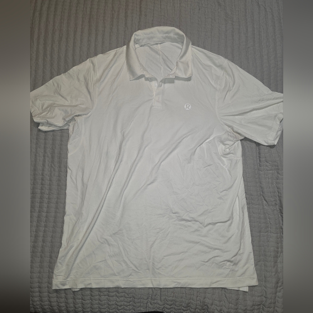 lululemon athletica White Polo Shirt